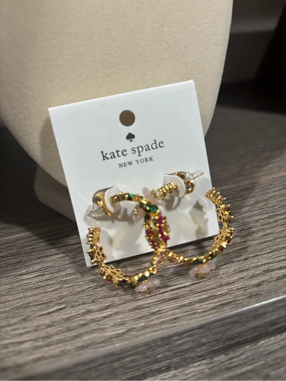 NWOT - Kate Spade New York Bursting Blooms Hoop Earrings